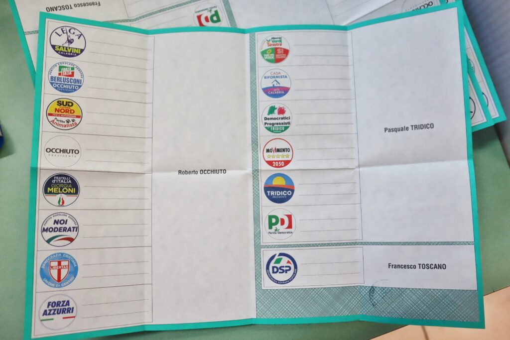 elezioni regionali calabria 2025
