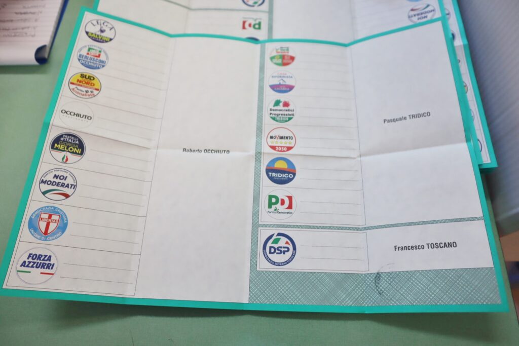 elezioni regionali calabria 2025