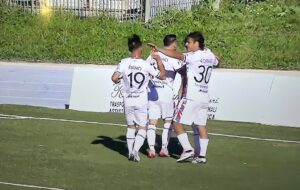 esultanza Catania a Giugliano