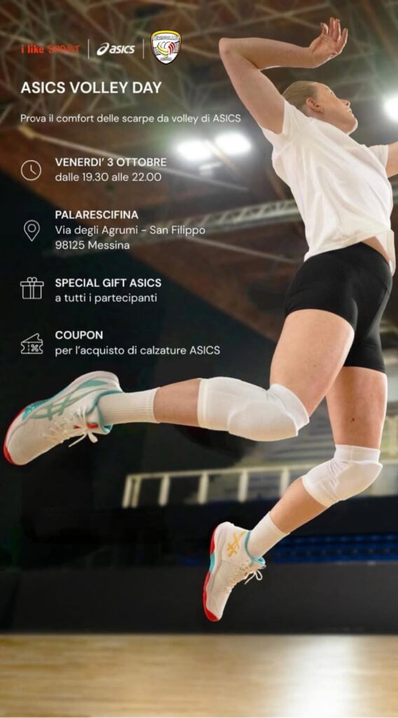 evento asics messina 3 ottobre