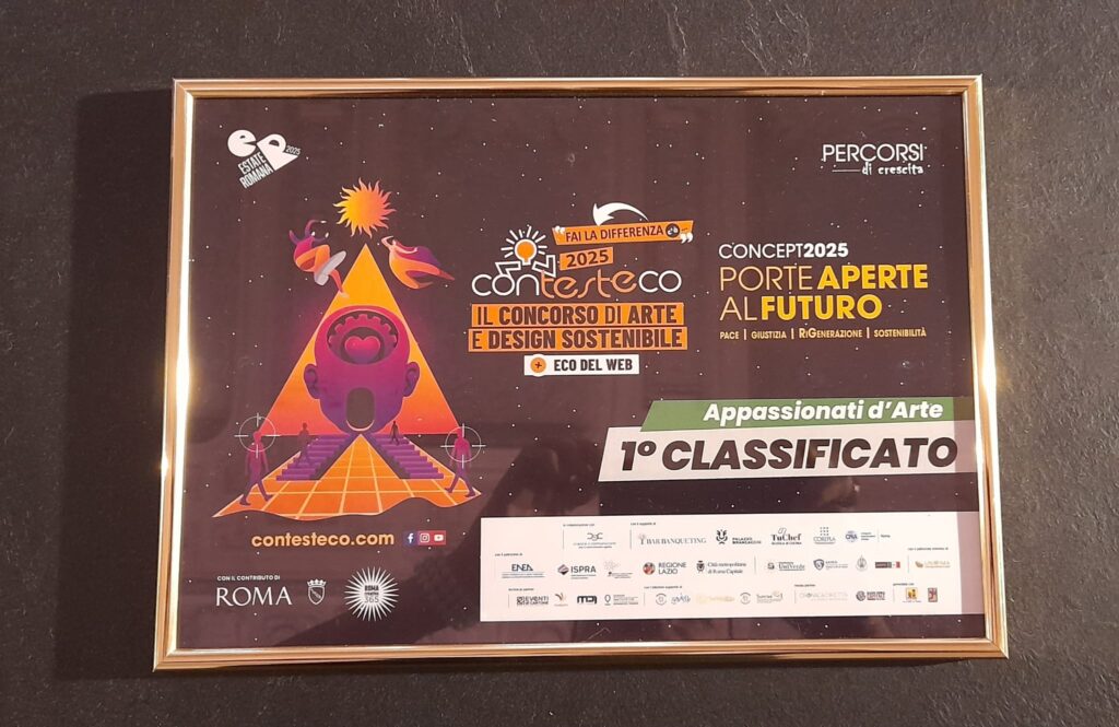 frigo abbandonato diventato opera d'arte vince concorso a roma