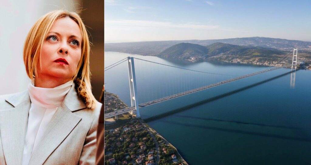 giorgia meloni ponte sullo stretto