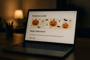 halloween email spam truffe
