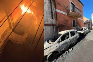 incendiate auto di joseph guida villapiana