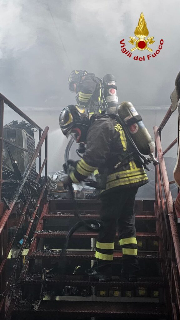 incendio capannone