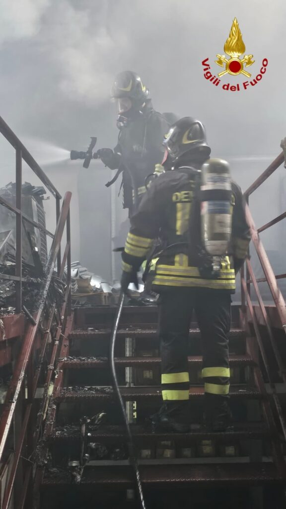 incendio capannone