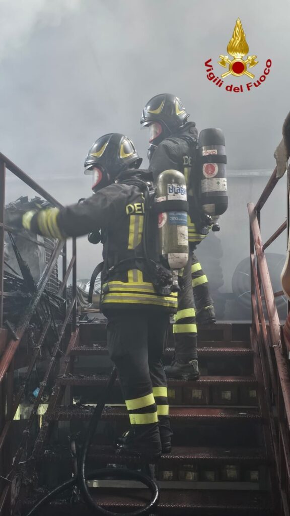 incendio capannone