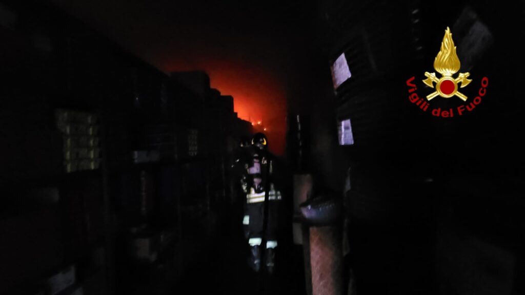 incendio capannone