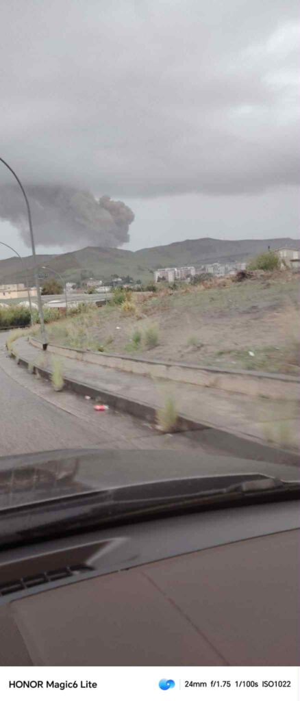 incendio catanzaro maltempo