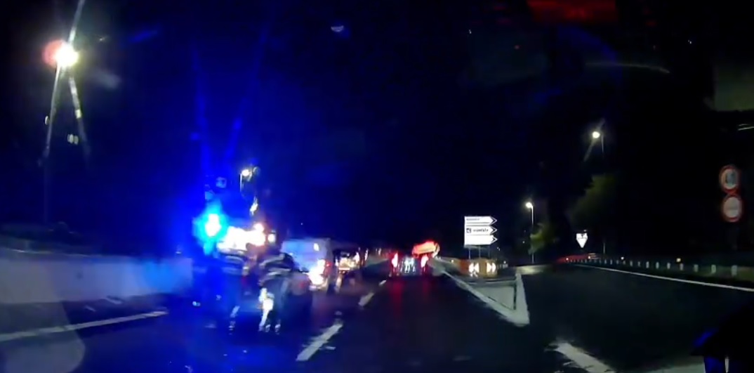 incidente raccordo autostradale