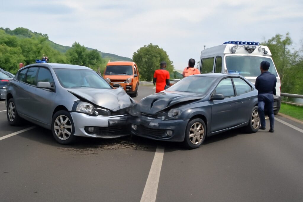 incidente tra due auto