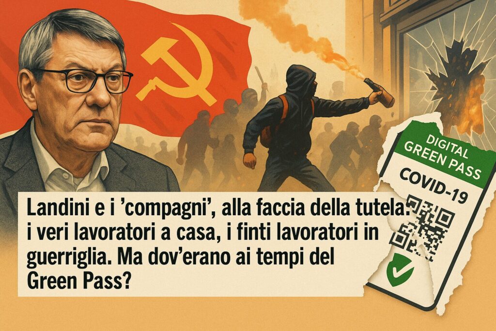 landini protesta comunisti