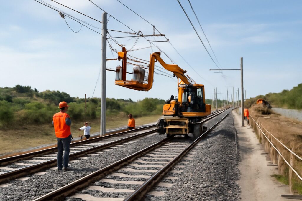 lavori linea ferroviaria