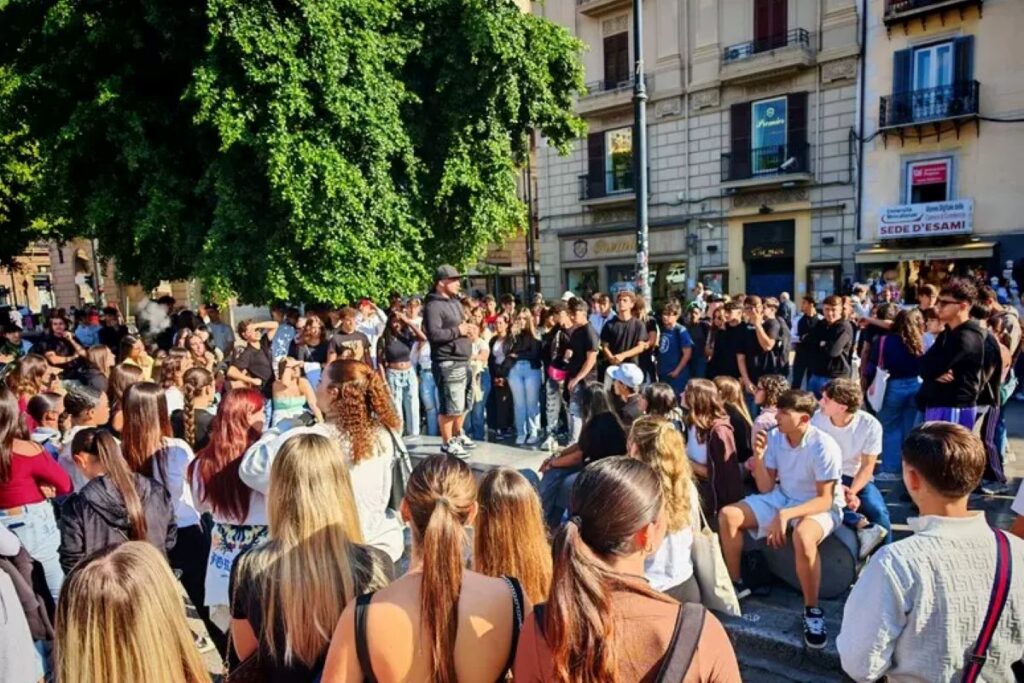 manifestazione palermo paolo taormina