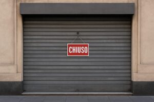 negozio chiuso