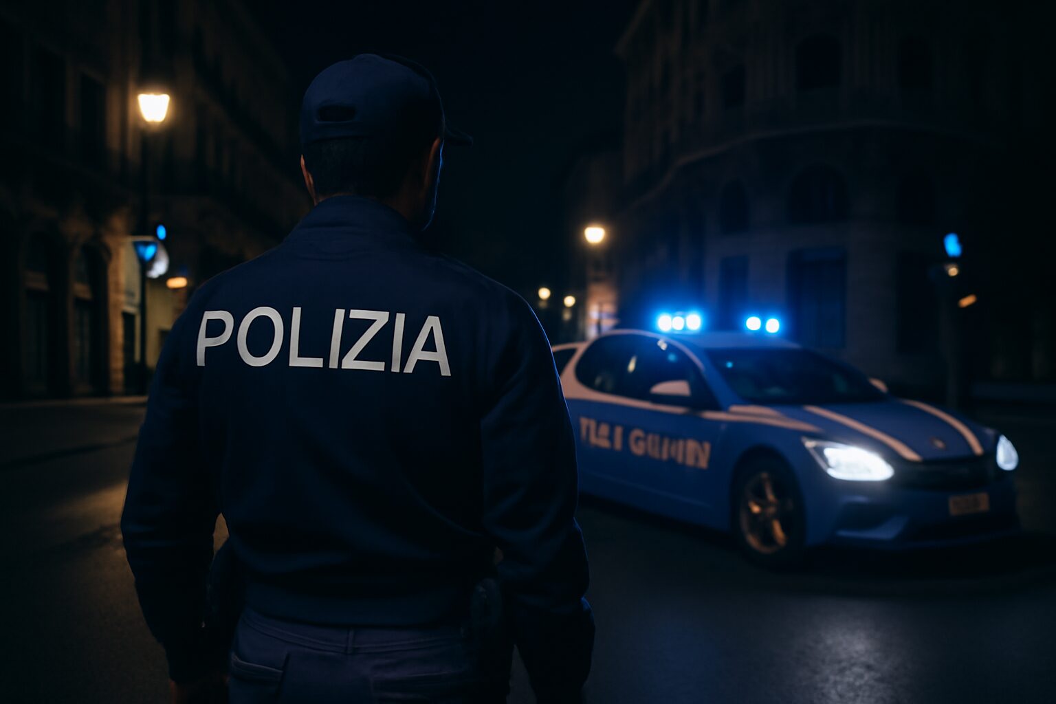 polizia notte
