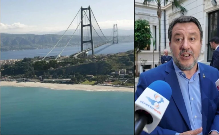 Ponte sullo Stretto, Salvini: “speravo in cantieri già aperti oggi, avvocati al lavoro per i rilievi della Corte dei Conti”