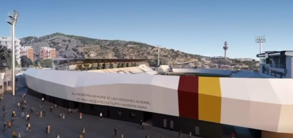 progetto nuovo stadio ceravolo di catanzaro