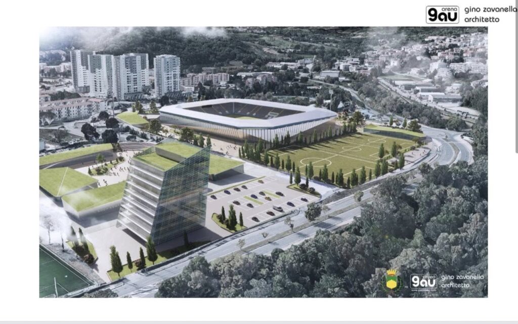 progetto nuovo stadio marulla cosenza