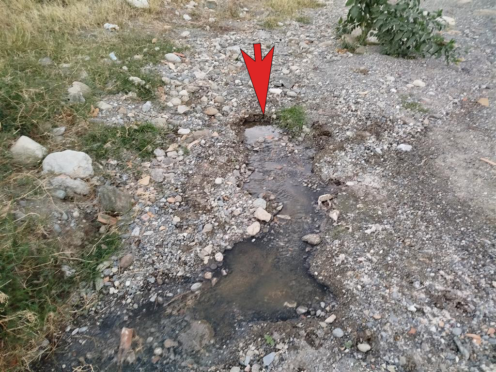 scarico torrente San Vincenzo