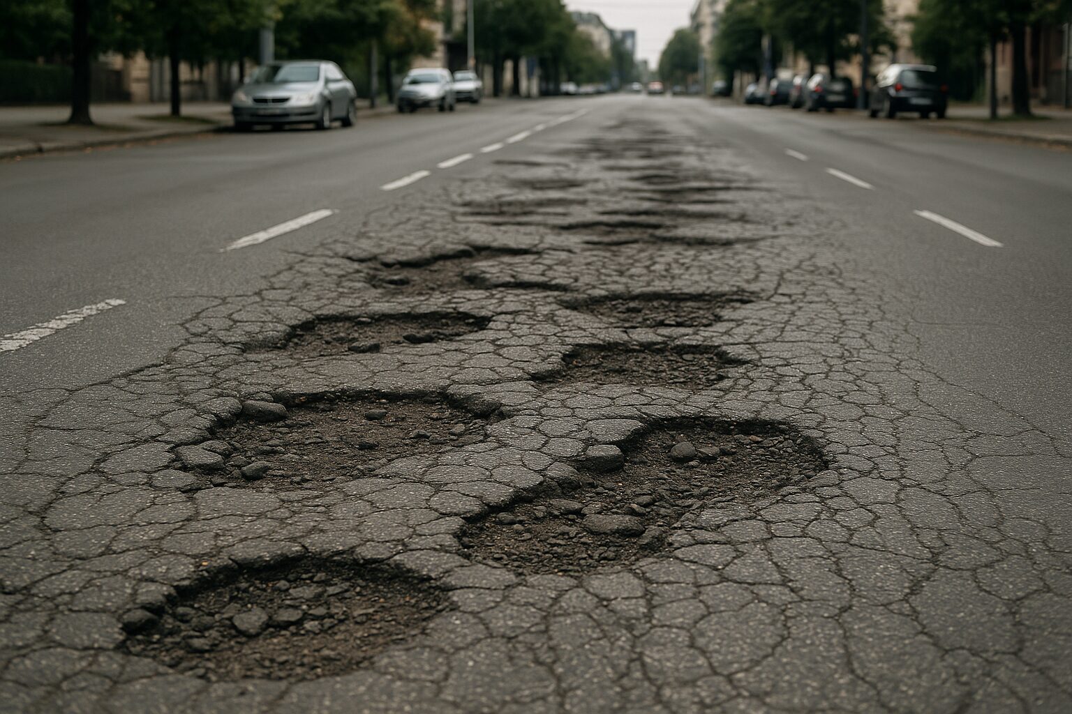 strada dissestata
