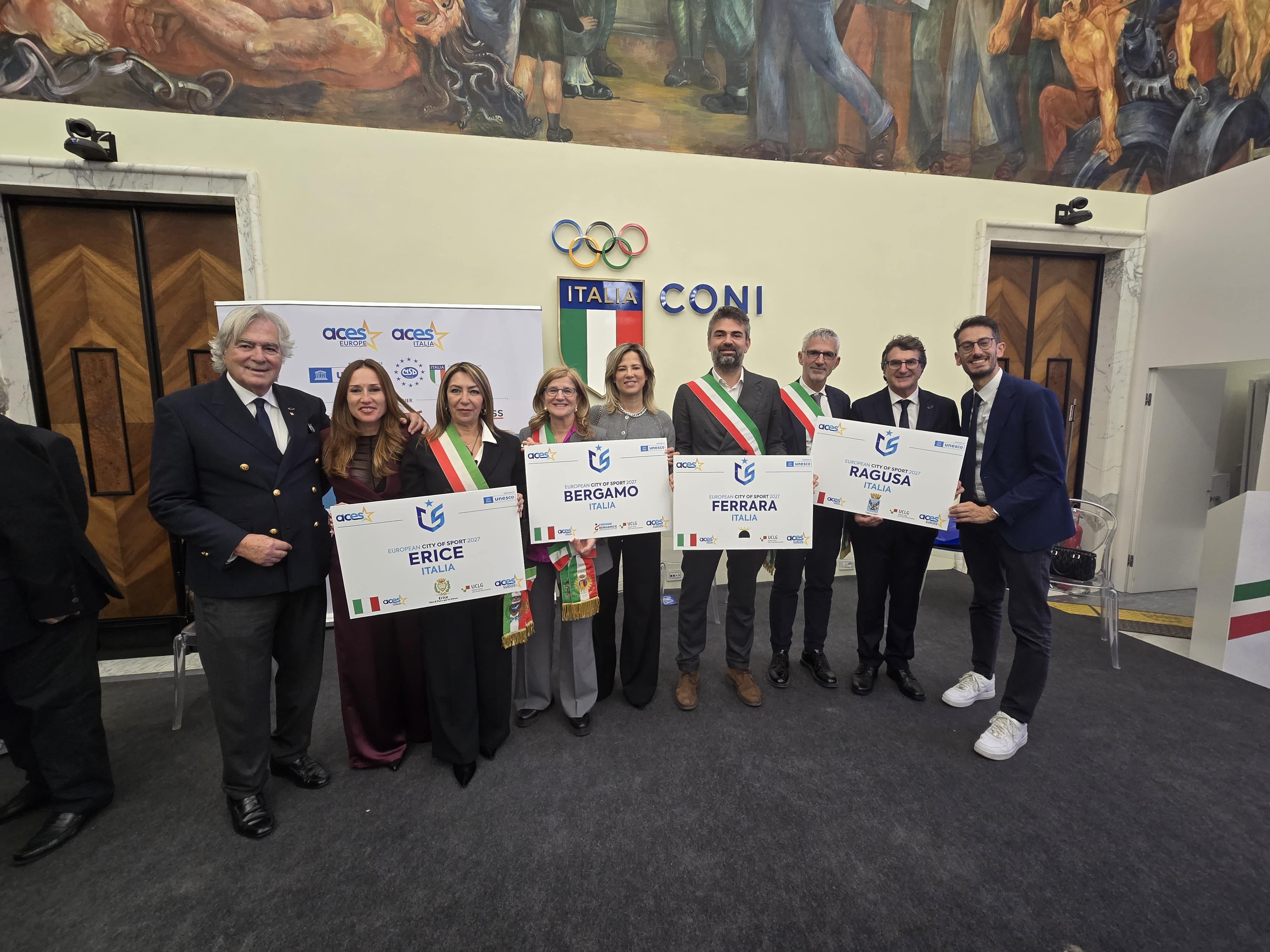 11.11.2025 cerimonia a Roma Ragusa città dello sport 2