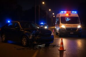 Incidente sera ambulanza