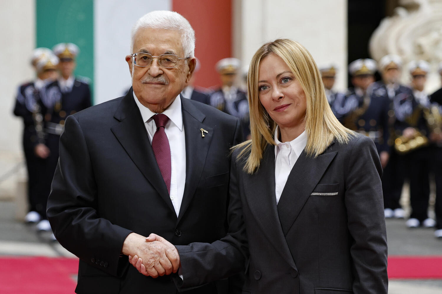 Abbas e Meloni