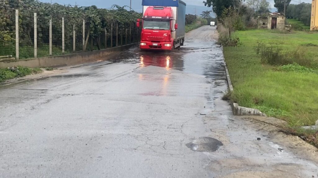 Allagata strada Taurianova-Rosarno