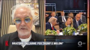 Briatore Meloni Trump