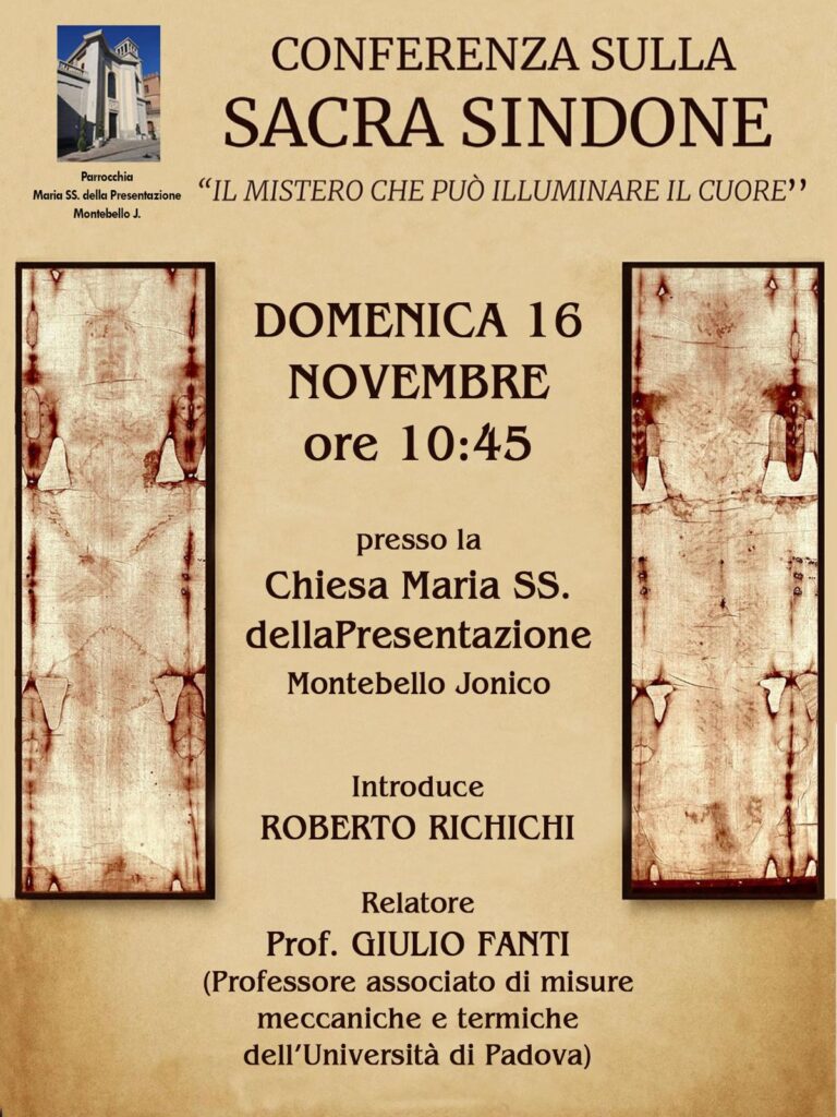 Conferenza Sacra Sindone