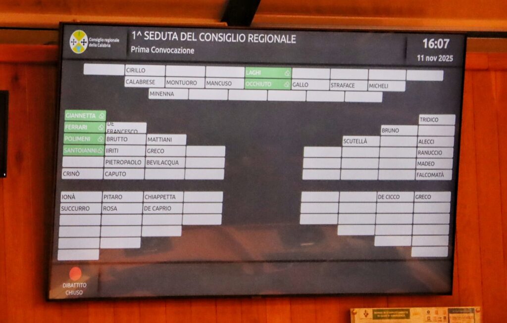 Consiglio regionale Calabria