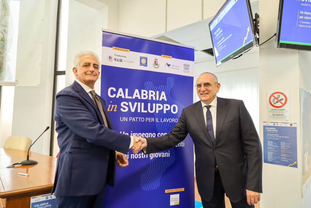 Domenico Napoli con il sindaco Gaetano