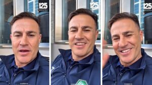 Fabio Cannavaro video per 125 anni del Messina