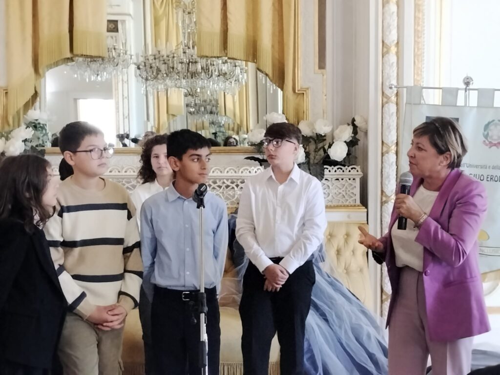 Fiammetta Borsellino con gli studenti