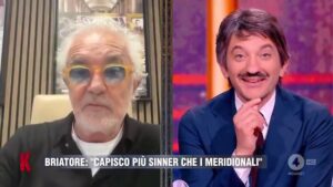 Flavio Briatore e Tommaso Labate