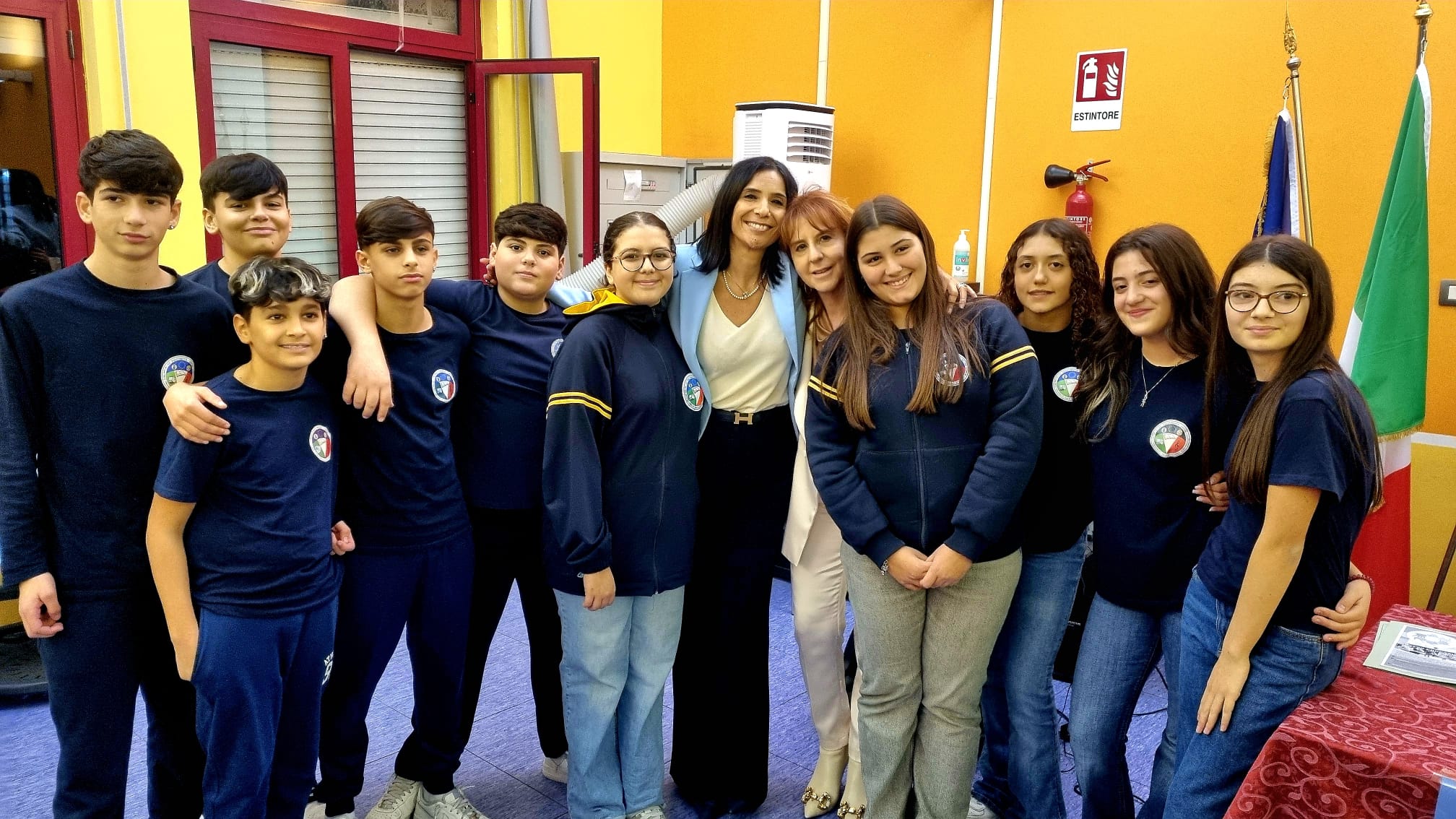 Foto On. Giusi Princi all’Istituto Falcomatà – Archi RC