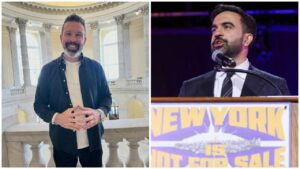 Frank Pesce e Zohran Mamdani