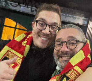 Giuseppe Ingratta di Agnone del Molise e Tommaso Ingargiola di Soverato (CZ) - tifosi del Catanzaro Calcio