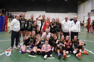 Il Messina Volley a fine gara