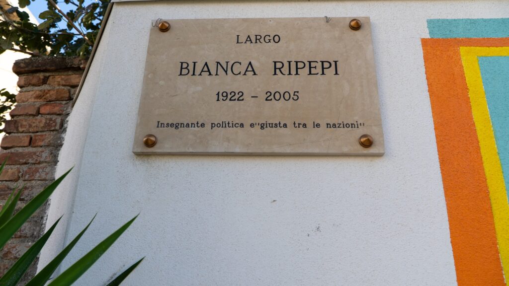 Intitolazione Piazza Bianca Ripepi Reggio Calabria
