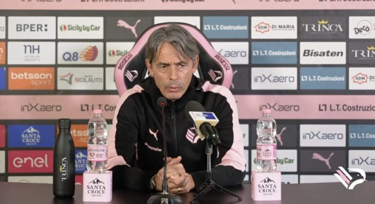 Palermo, Inzaghi si proietta al futuro: “non andrei neanche al Real Madrid. Oggi è successa una cosa che accade poche volte”