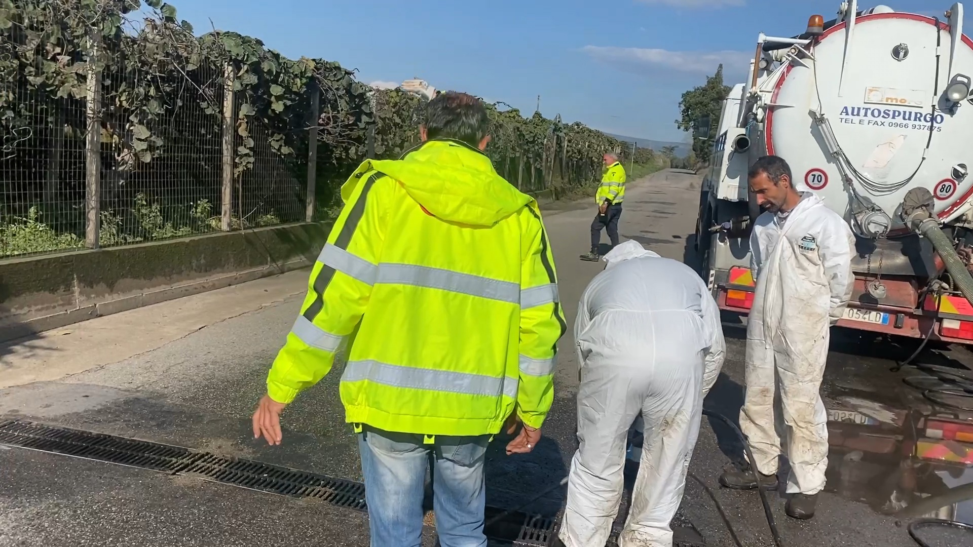 Lavori strada Taurianova Rosarno allagata
