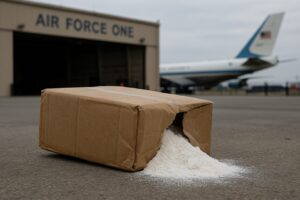 Pacco sospetto base Air Force One
