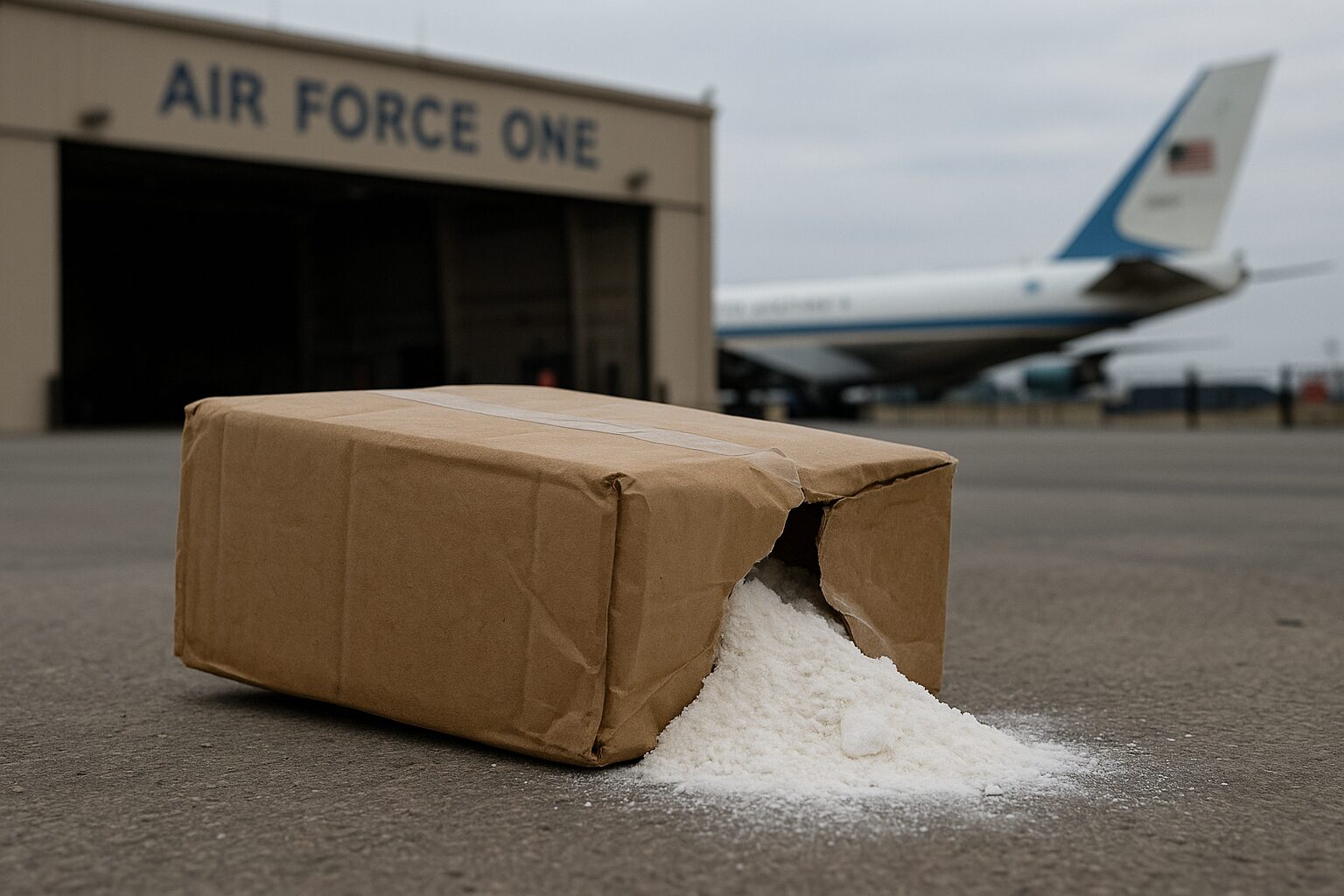 Pacco sospetto base Air Force One