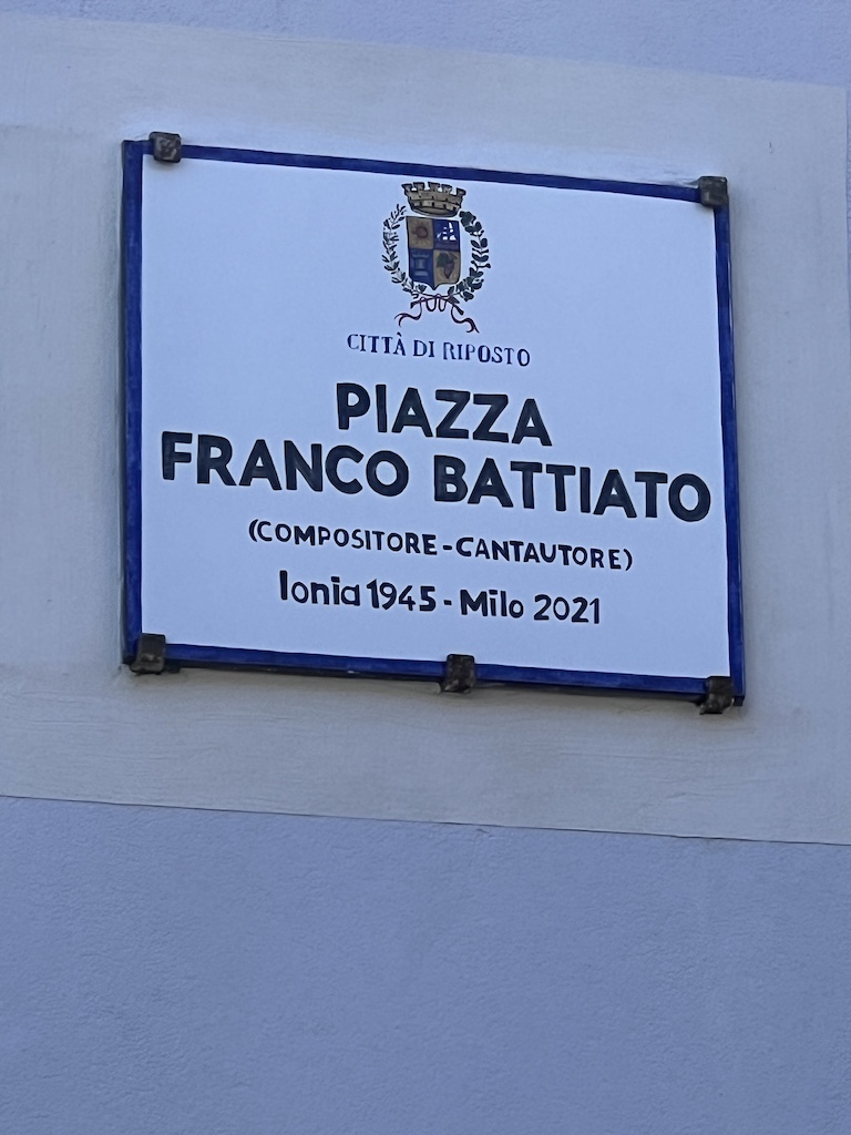 Cerimonia intitolazione piazza Franco Battiato 2