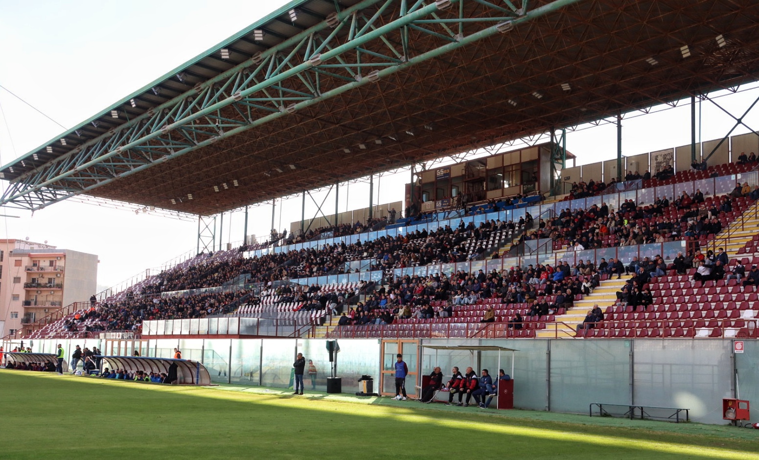 Reggina-Gela tribuna tifosi Granillo