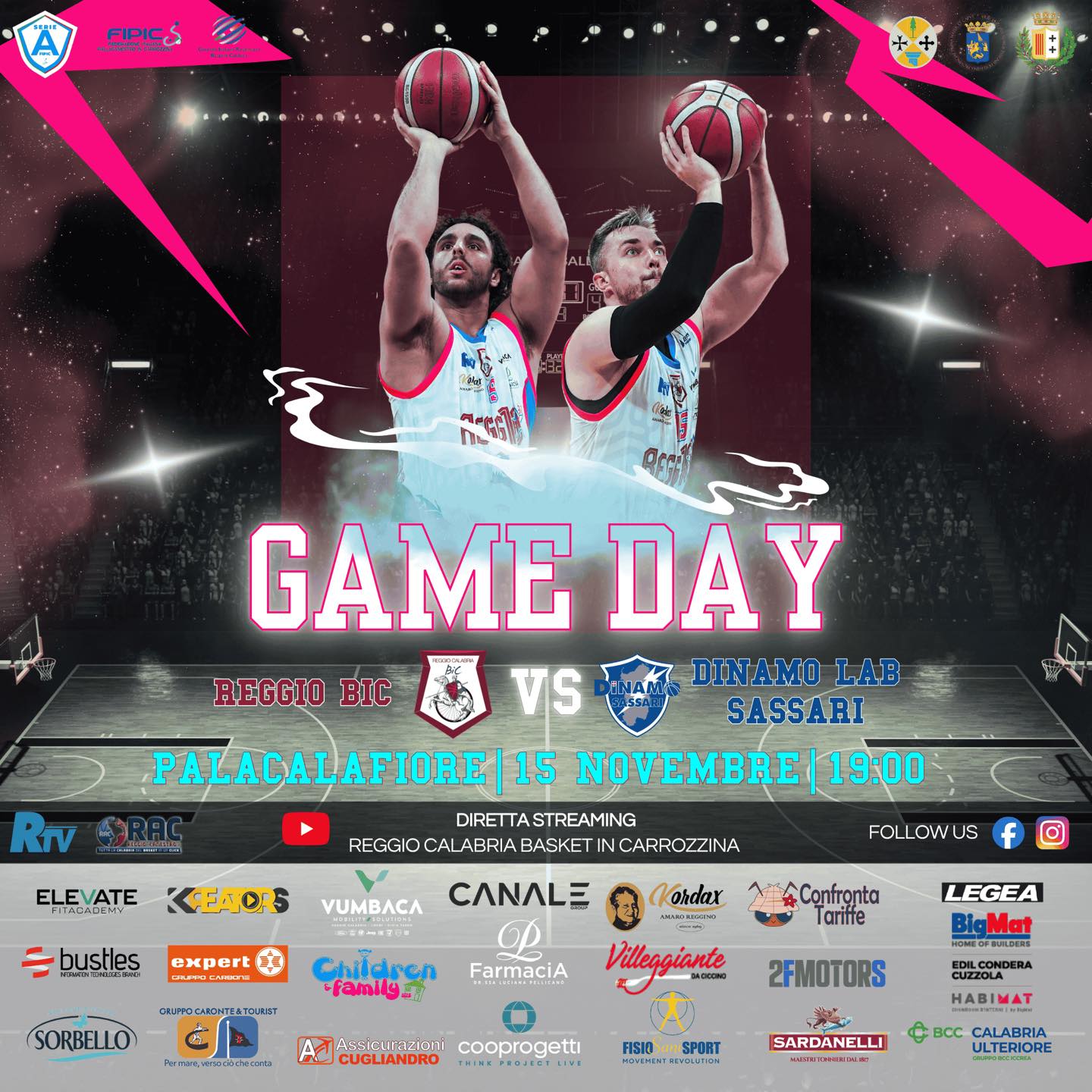 Reggio BIC vs Dinamo Sassari