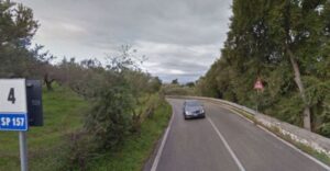 Strada nebroidea nei pressi di Tortorici