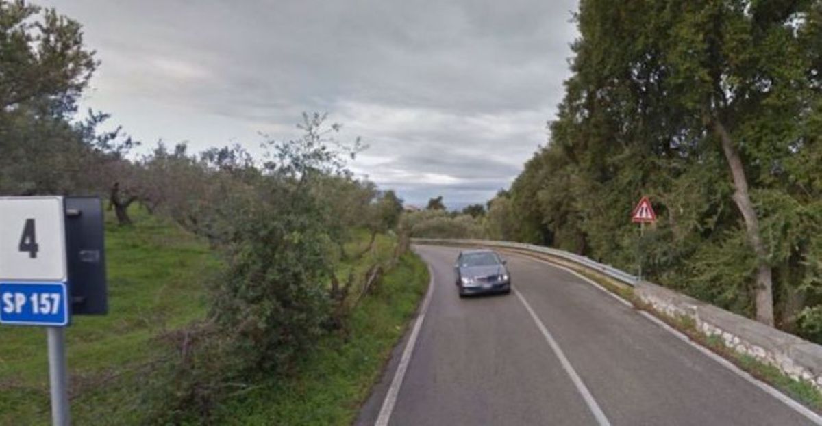 Strada nebroidea nei pressi di Tortorici